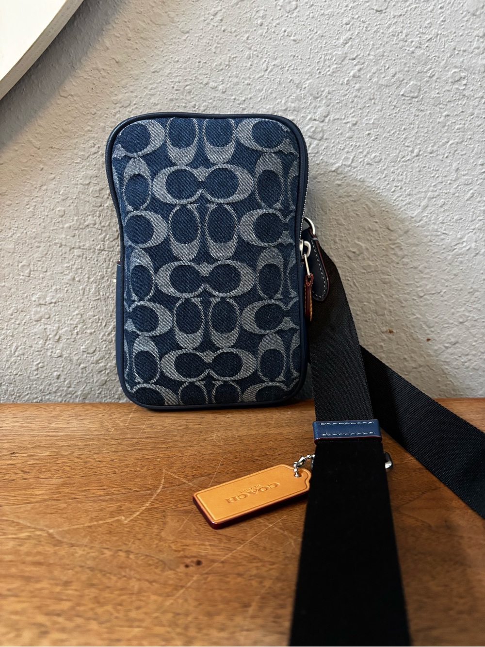Coach Denim Aden Crossbody Bag